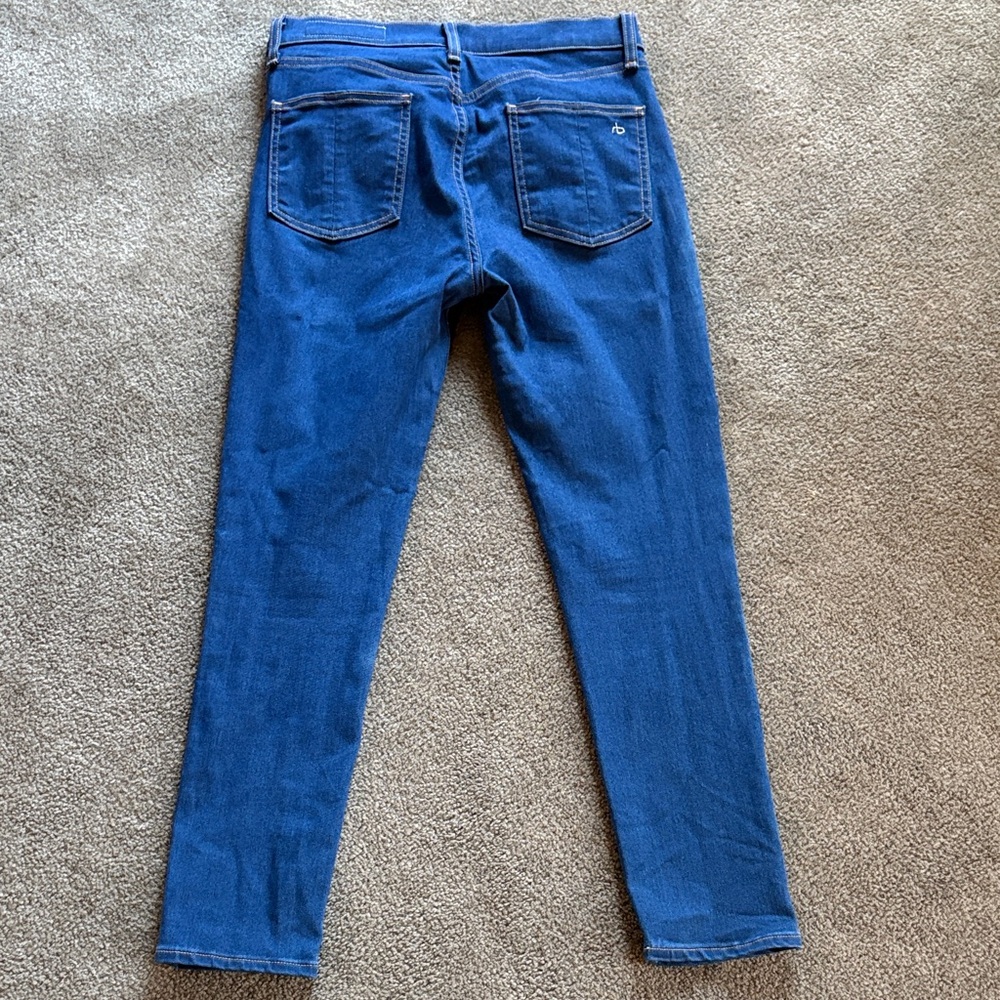 Rag and Bone High Rise Skinny Ankle Jean - Picture 5 of 6